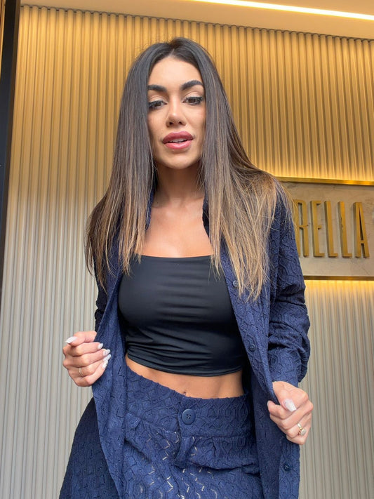 Camisa Marrakesh Azul Marinho