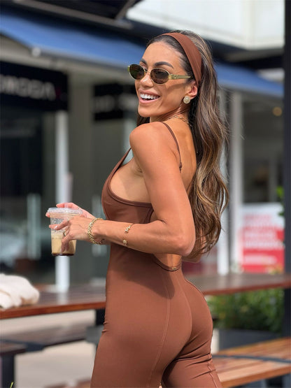 Macacão Celina Chocolate