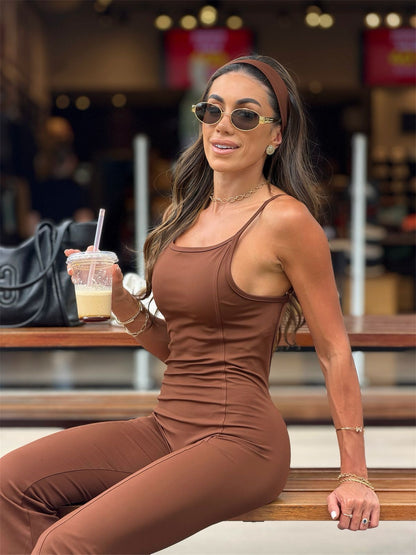 Macacão Celina Chocolate