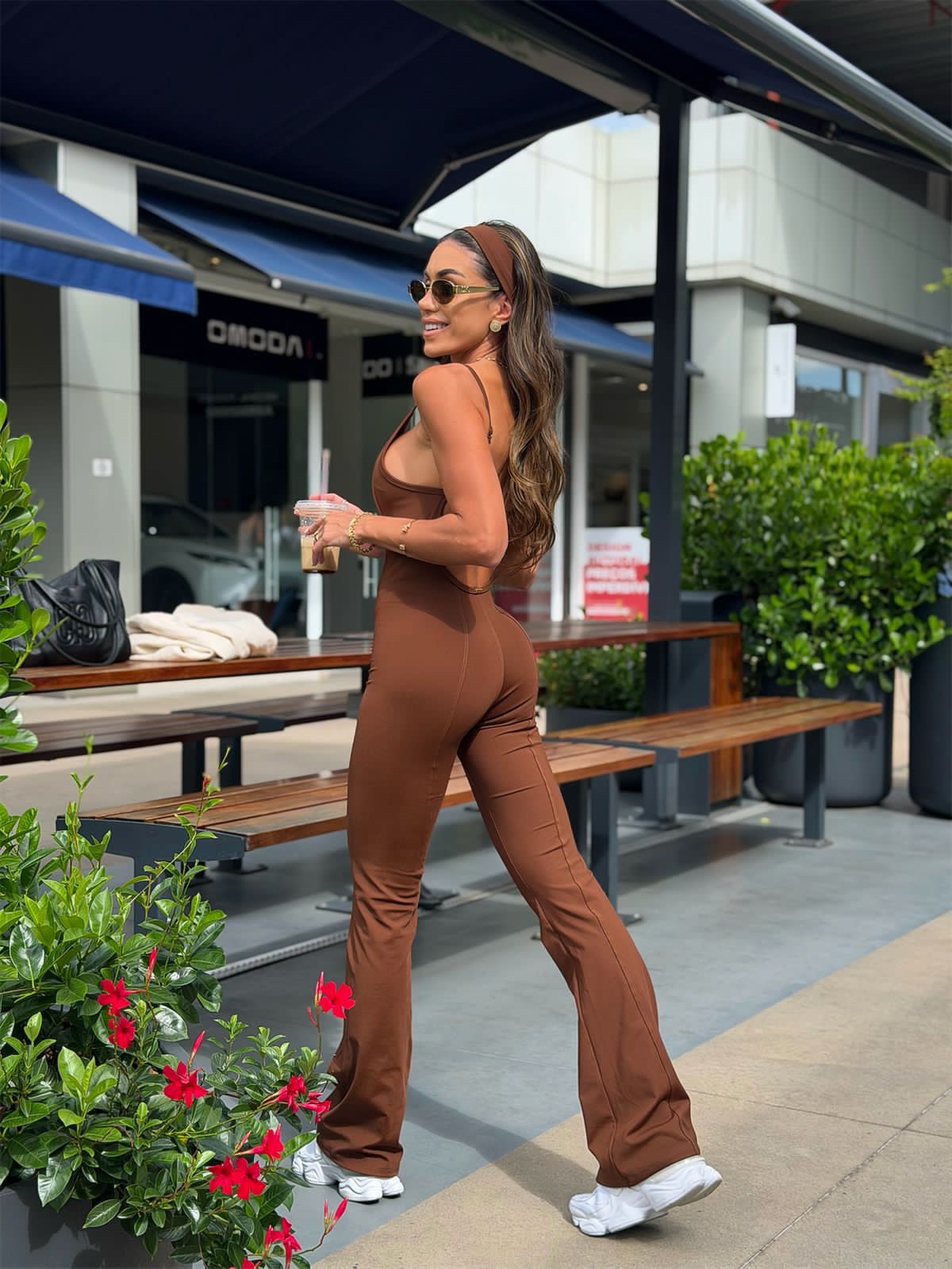 Macacão Celina Chocolate