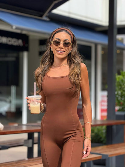 Macacão Celina Chocolate