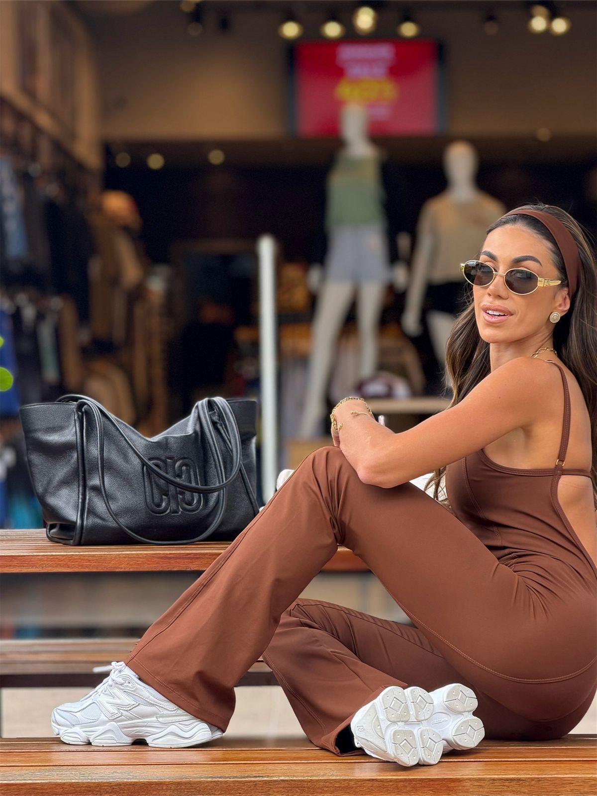 Macacão Celina Chocolate