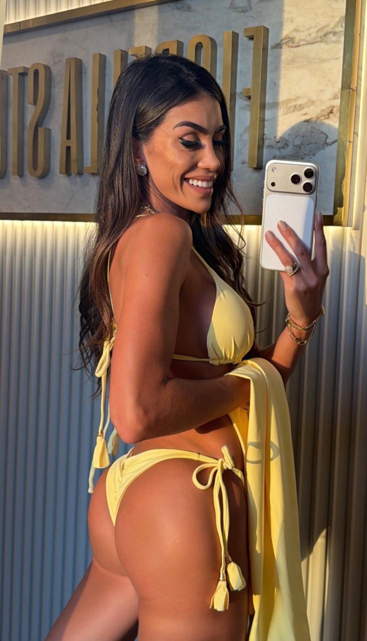 Biquini Elloah Poliamida Amarelo Manteiga