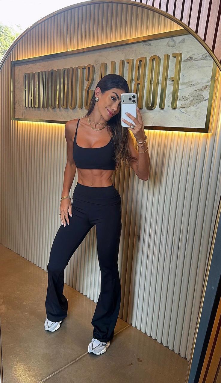 Legging Malu Flare Preta