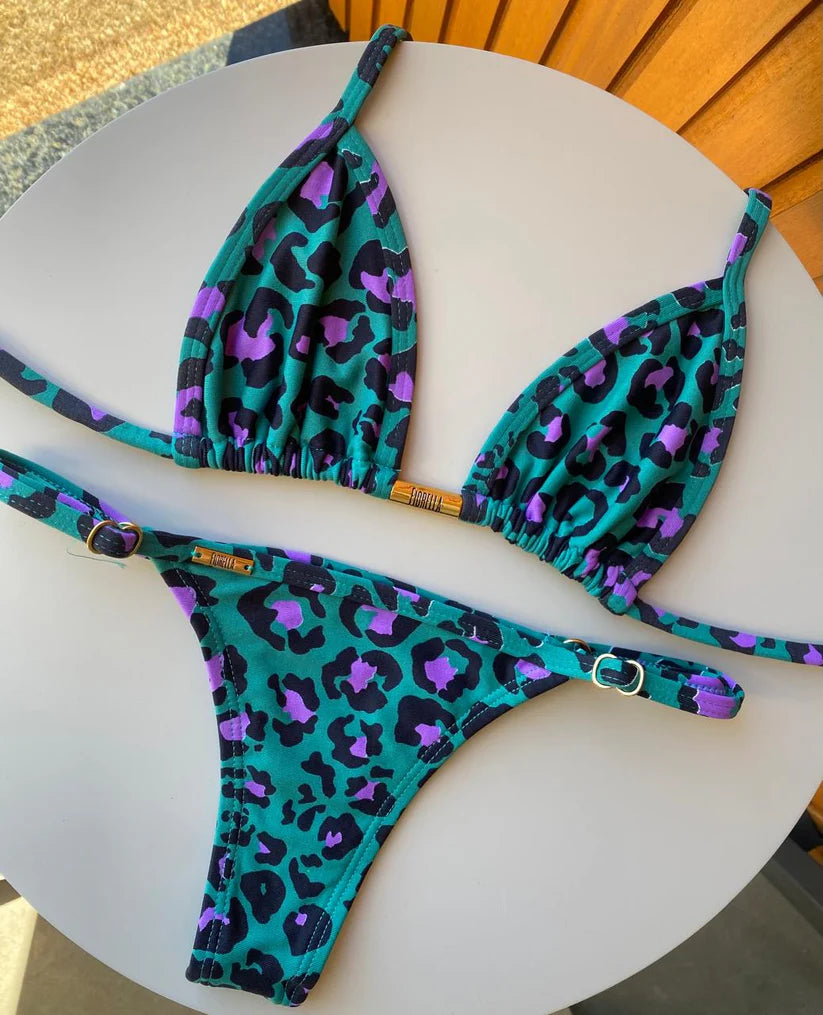 Biquini Anitta Animal Print Esmeralda
