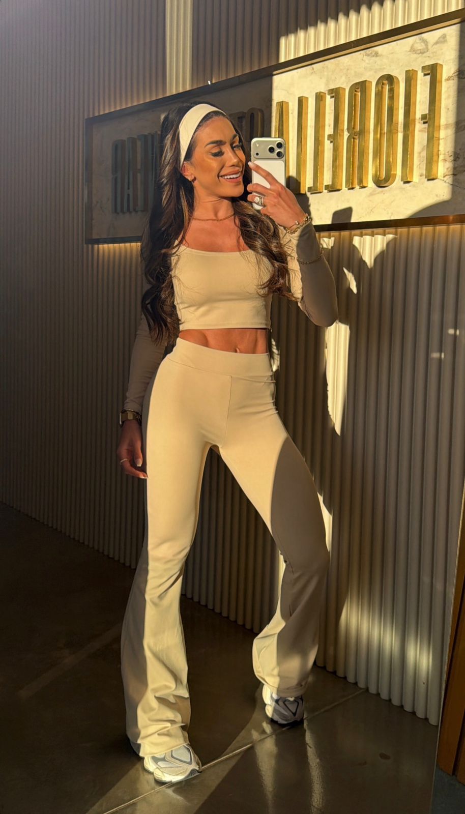 Legging Malu Flare Creamy