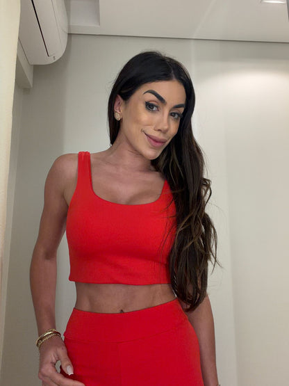Top Maria Antonia Vermelho