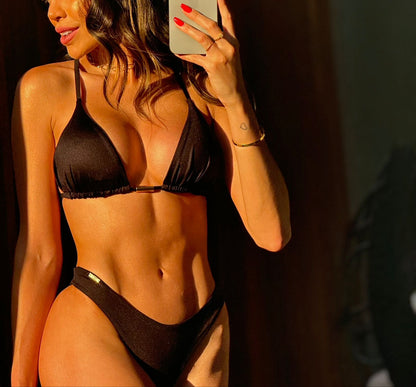 Biquini Mariah Glow Preto