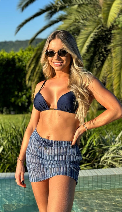 Biquini Elloah Glow Azul Marinho