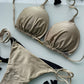Biquini Elloah Glow Preto/Dourado
