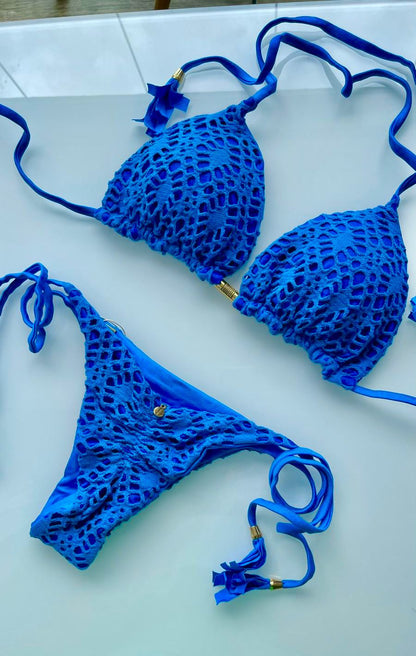 Biquini Elloah Coconut Azul Sky
