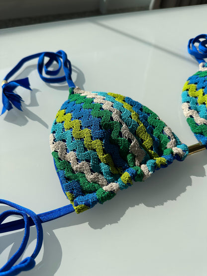 Biquini Elloah Signature Azul Bic/Verde