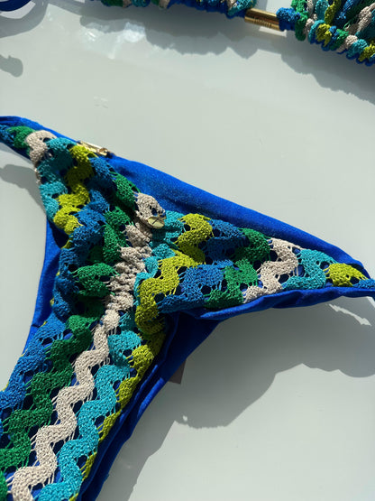 Biquini Elloah Signature Azul Bic/Verde