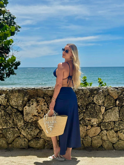 Saia Makani Glow Azul Marinho