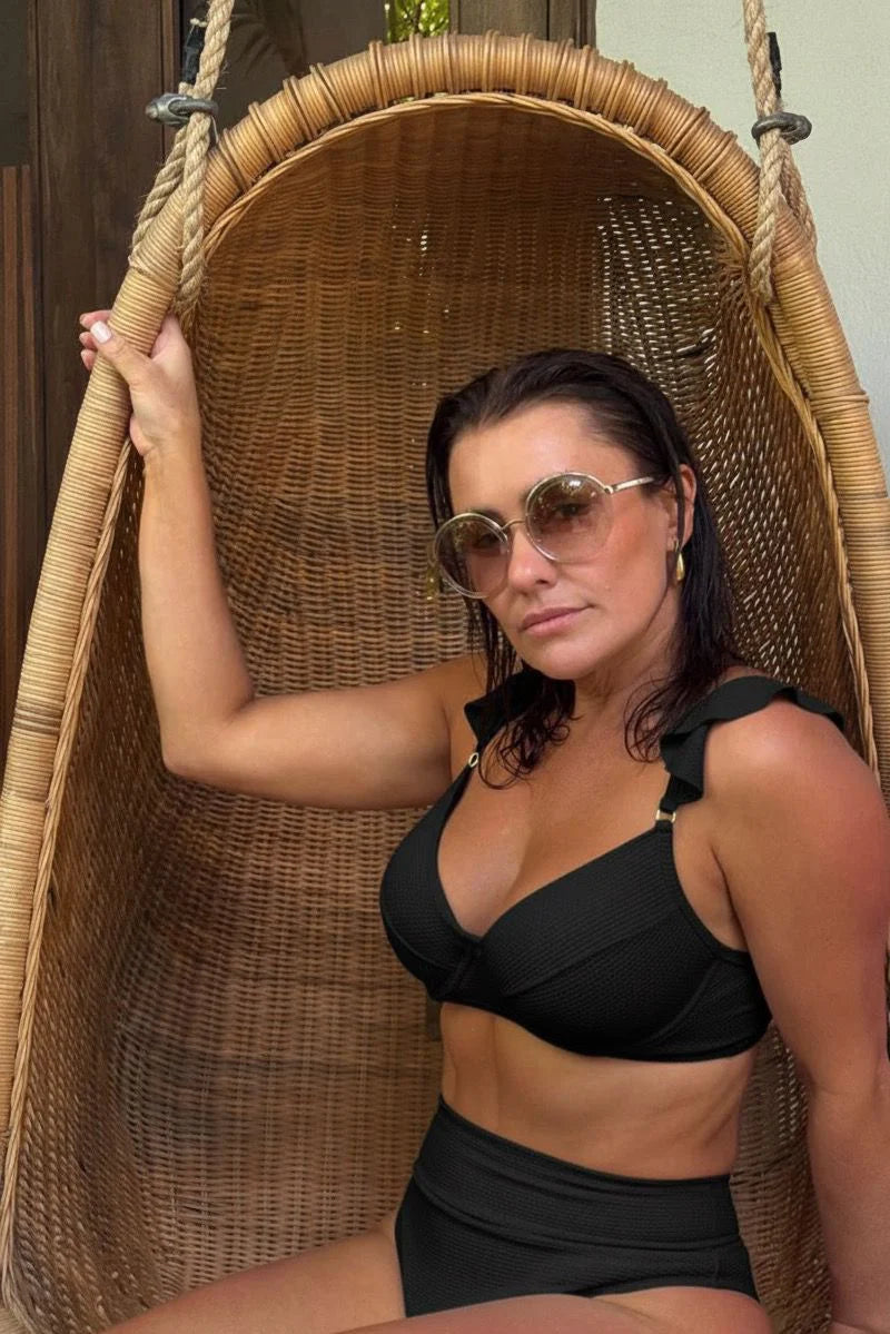 Biquini Sicilia Colmeia Preto