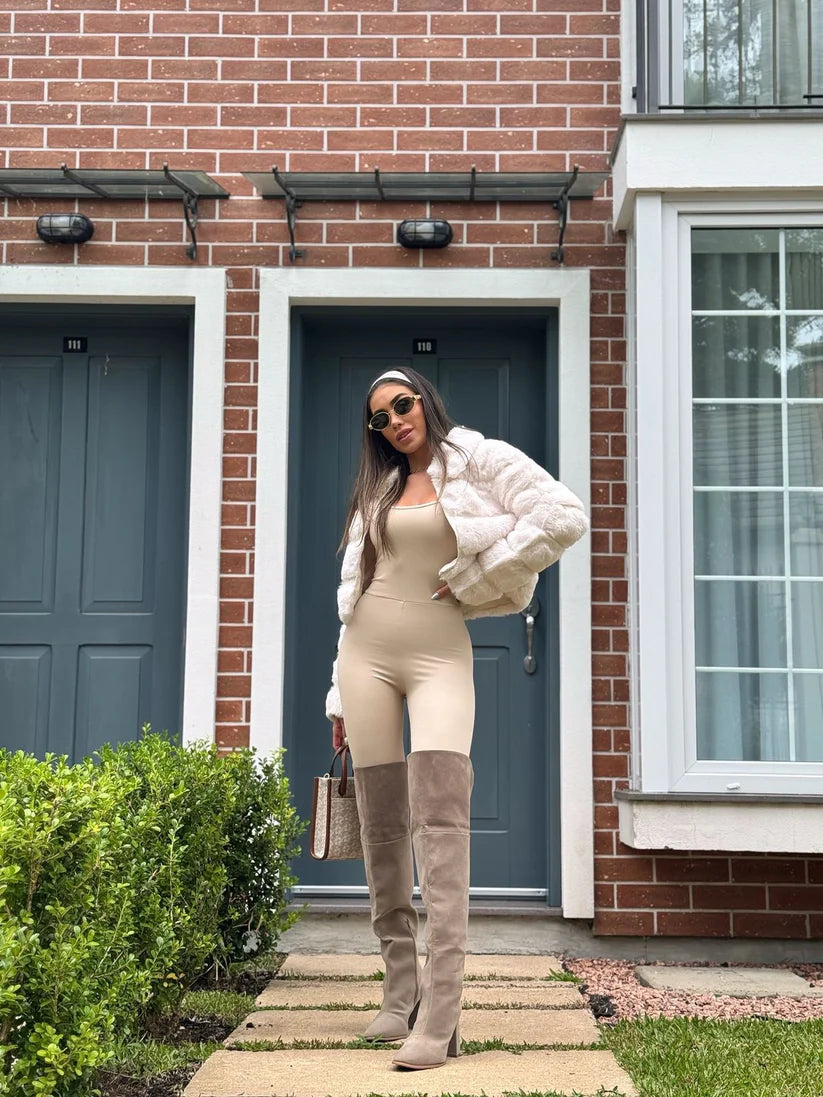 Macacão Serena Poliamida Off White