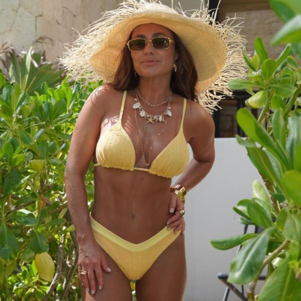 Biquini Genova Crochê Tulum Amarelo Manteiga