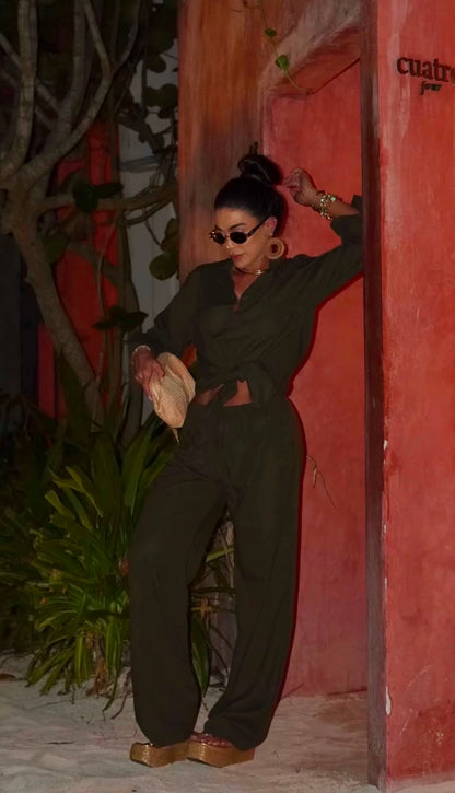 Calça Luna Verde Musgo