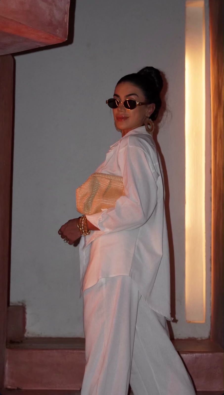 Camisa Luna Off White