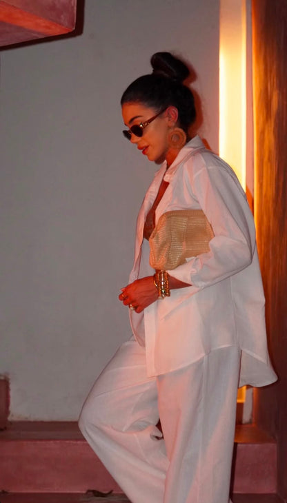 Camisa Luna Off White