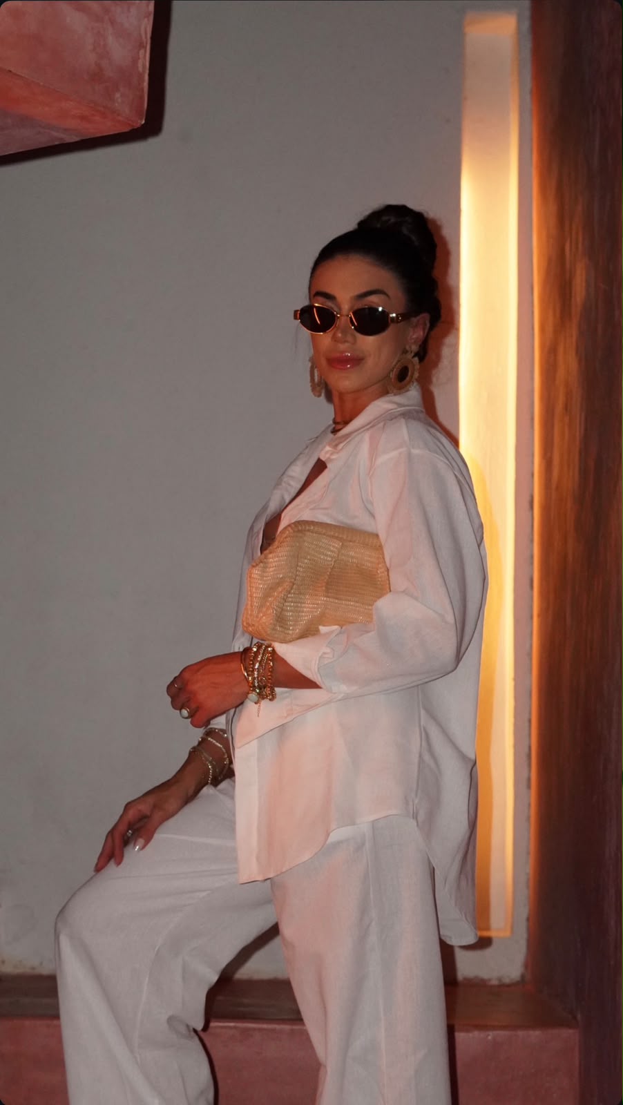 Camisa Luna Off White