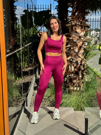 Legging Montaria Virginia Cirre Grape