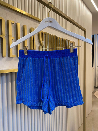Short Fiorella Lotus Azul Royal