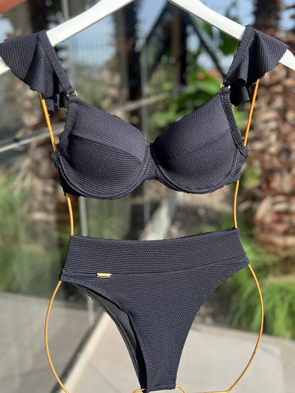Biquini Sicilia Colméia Preto