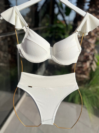 Biquini Sicilia Colméia Off White