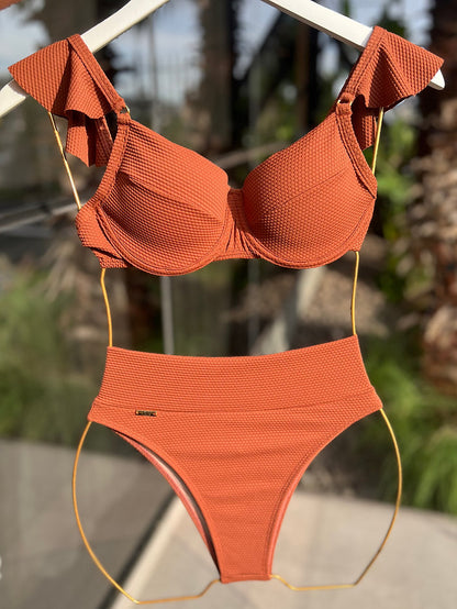 Biquini Sicilia Colméia Chocolate