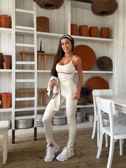 Legging Celina Flare Off White