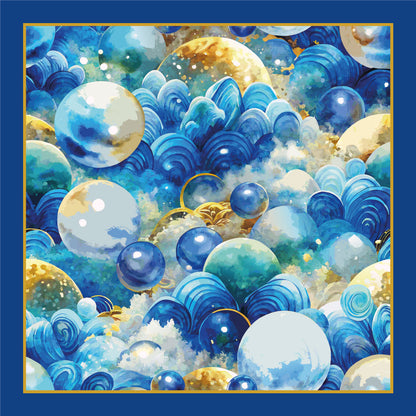 Panô Oásis Azul Royal