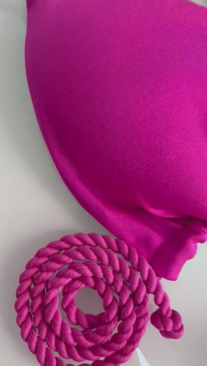 Biquíni Fiorella Camélia Glow Pink/Verde Lemon