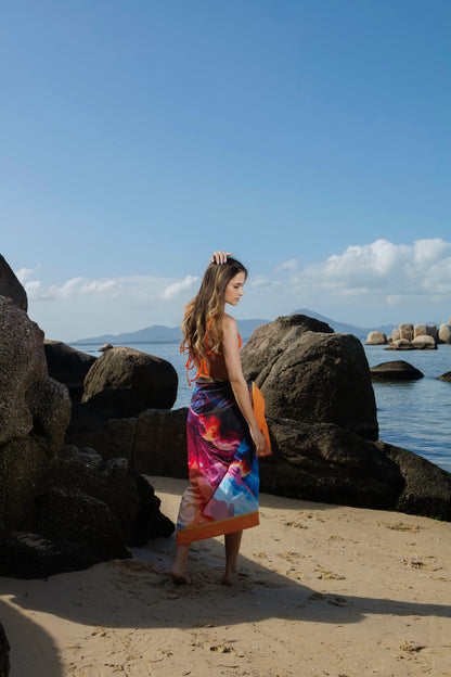 Panô Oásis Laranja