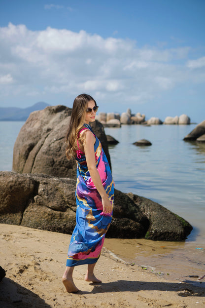 Panô Oásis Azul Marinho