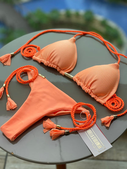 Biquini Fiorella Geovanella Eden Orange