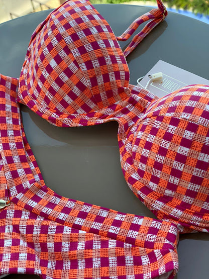 Biquini Fiorella Marry Cherry Xadrez