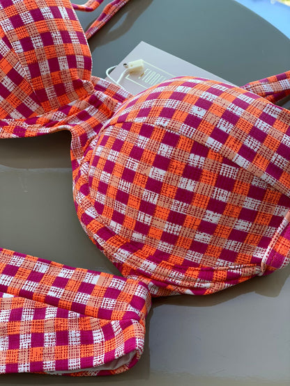 Biquini Fiorella Marry Cherry Xadrez