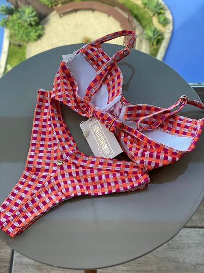 Biquini Fiorella Marry Cherry Xadrez