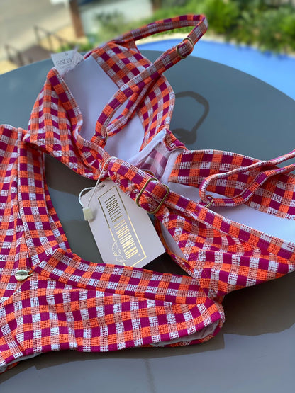 Biquini Fiorella Marry Cherry Xadrez