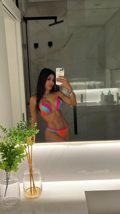 Biquini Fiorella Gio Orange Multicolor