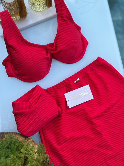 Saia Fiorella Eden Vermelha