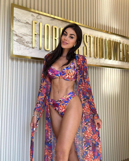 Biquini Fiorella Marry Floral Amazonia