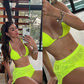 Short Fiorella Comfy Amarelo Neon