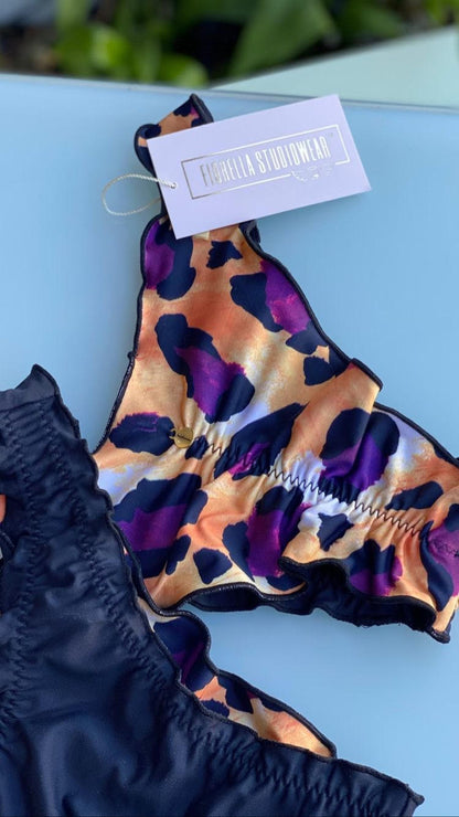 Biquini Laviena Animal Print Roxo